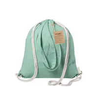 Mochila de cuerdas algodón reciclado Fenin 140 g de algodón reciclado 140 g/ m2, detalle 1