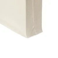 Bolsa de algodón Helfy 140 g con fuelle y asas 70 cm de algodón 140 g/ m2, detalle 2