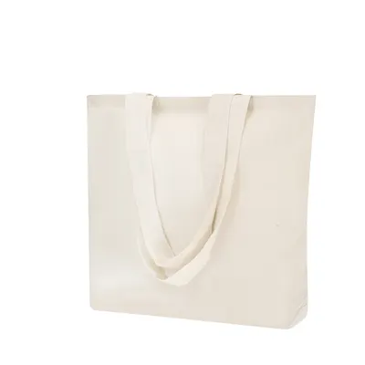 Bolsa de algodón Helfy 140 g con fuelle y asas 70 cm personalizable