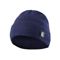 Gorro de punto RPET Hetul con dobladillo de poliéster RPET, vista lateral