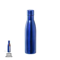 Botella térmica de acero Kungel inox 500 ml doble pared de acero inox, vista frontal