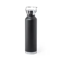 Botella térmica de acero Staver inox 650 ml doble pared de acero inox, vista lateral