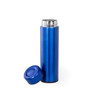 Termo de acero Plusek 470 ml con infusor de acero inox, vista lateral