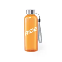 Bidón de tritán Rizbo 500 ml con cordón de tritan/ acero inox, vista lateral