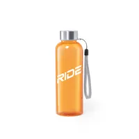 Bidón de tritán Rizbo 500 ml con cordón de tritan/ acero inox, vista frontal