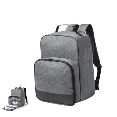 Mochila nevera de picnic Kazor para 2 con cubiertos personalizable