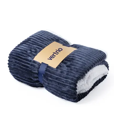 Manta coral fleece y sherpa 125 × 160 cm 440 g personalizable