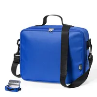 Nevera de RPET Aitanax 600D 4 l con bandolera infantil de poliéster 600D RPET/ aluminio, vista frontal