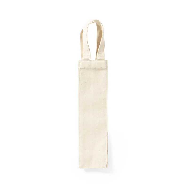 Bolsa de canvas Yaiza 220 g para botella de vino 75 cl en bolsa yaiza de canvas 220 g/ m2, vista frontal