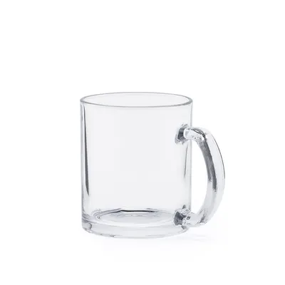 Taza de cristal Brant 350 ml con asa personalizable