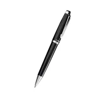 Bolígrafo metálico negro bicolor Dayo con estuche de metal, detalle 2