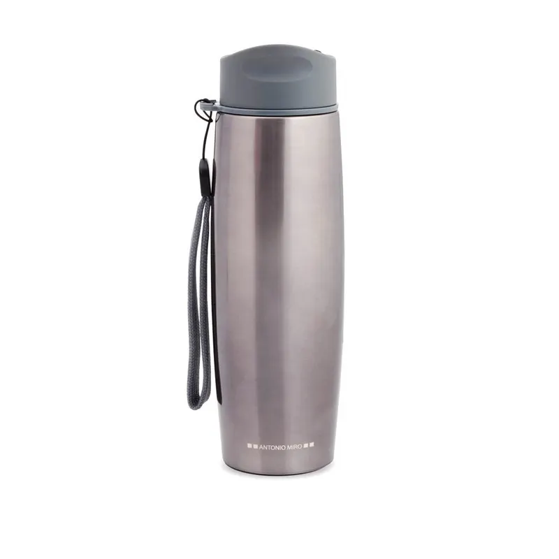 Botella térmica de acero Kabol inox 500 ml con caja en -antonio miro- de acero inox, vista frontal