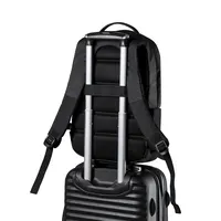 Mochila de poliéster Kendrit 600D portátil 15 pulgadas negra de poliéster 600D, detalle 2