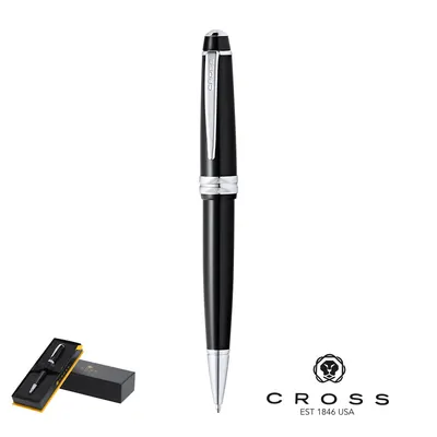 Bolígrafo resina y cromo Bailey Light con estuche personalizable