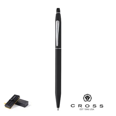 Bolígrafo metálico retráctil Classic Click con estuche personalizable