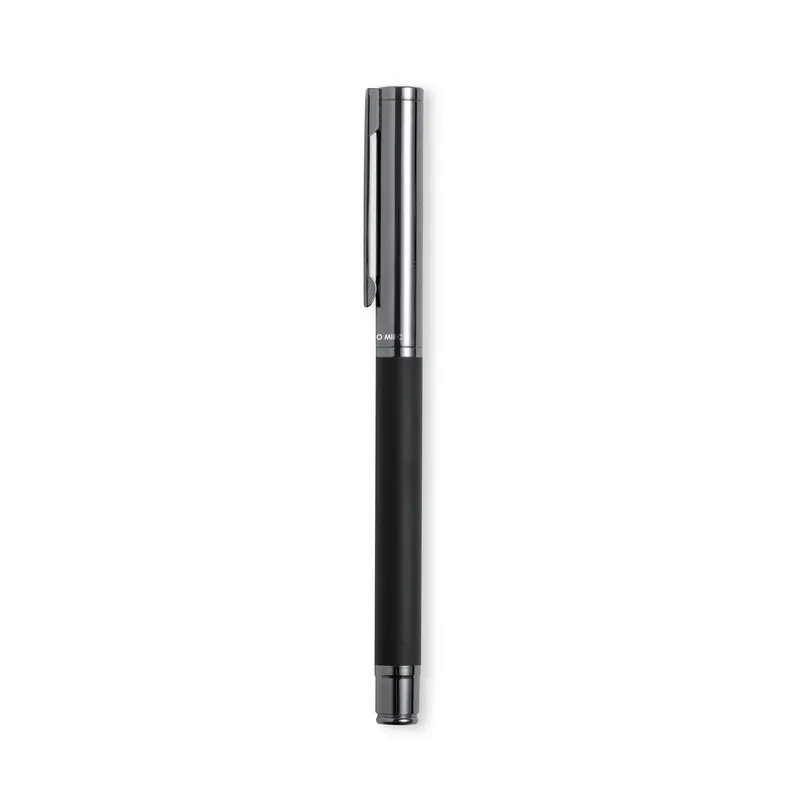 Roller metálico negro mate Fakul con caja en negro -am- de metal, vista frontal