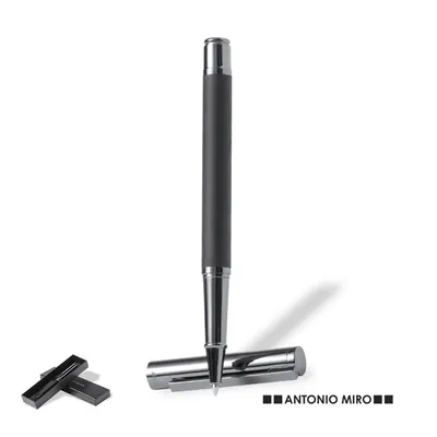 Roller metálico negro mate Fakul con caja personalizable
