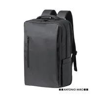Mochila de polipiel Ladian portátil 15 pulgadas antirrobo de PU, vista frontal