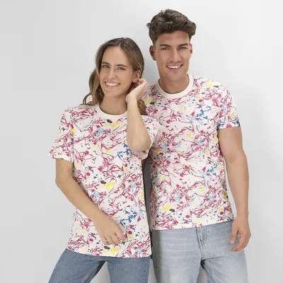 Camiseta algodón 150 g estampado colores vivos personalizable
