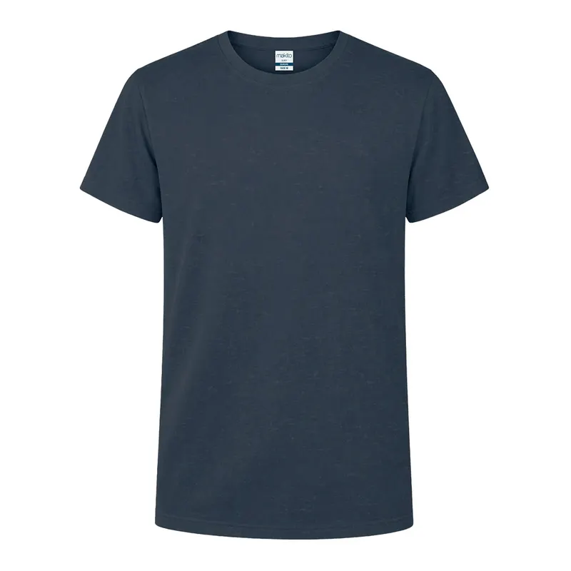 Camiseta de algodón Sury 150 g efecto lavado vaquero en marino de 100% algodón ring spun, single jersey 150 g/, vista frontal
