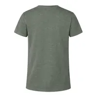 Camiseta de algodón Sury 150 g efecto lavado vaquero de 100% algodón ring spun, single jersey 150 g/, vista lateral