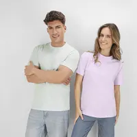 Camiseta de algodón orgánico Guim 150 g de 100% algodón orgánico ring spun, single, vista frontal