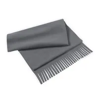 Bufanda de polar 200 g con flecos de polar fleece 200 g/ m2, vista lateral