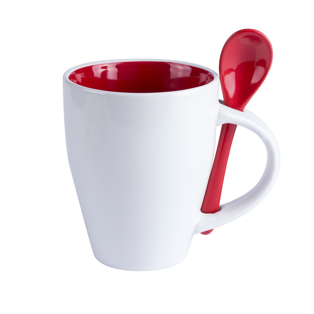 Taza Cotes en color rojo