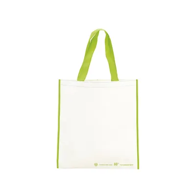 Bolsa de RPET Helena laminado con asas largas de nylon personalizable