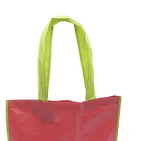 Bolsa de RPET Helena laminado con asas largas de nylon de poliéster RPET laminado, detalle 1