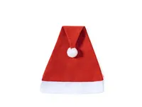 Gorro de Papá Noel de RPET Coyfel con pompón de poliéster RPET, vista frontal