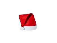 Gorro de Papá Noel Flip con pompón infantil de poliéster, vista lateral
