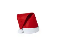 Gorro de Papá Noel Flip con pompón infantil de poliéster, vista frontal