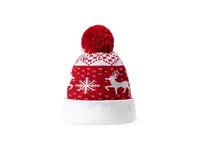 Gorro navideño de acrílico Elenix con pompón de acrílico, detalle 2