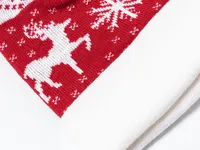 Gorro navideño de acrílico Elenix con pompón de acrílico, detalle 4