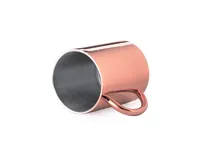 Taza de acero Belon doble pared 280 ml exterior cobre de acero inox, detalle 2