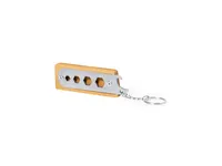 Llavero multiherramienta de bambú Balmy con 4 llaves de bambú/ acero inox, detalle 4
