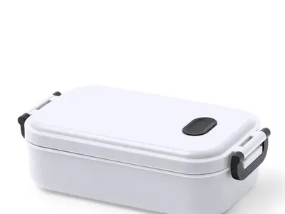 Fiambrera de PP reciclado Alexia 900 ml mate personalizable