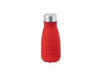 Bidón plegable de silicona Fael 550 ml de silicona/ acero inox, vista lateral