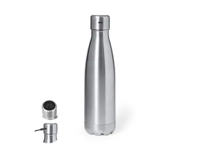 Botella térmica Chuck 500 ml con termómetro recargable personalizable