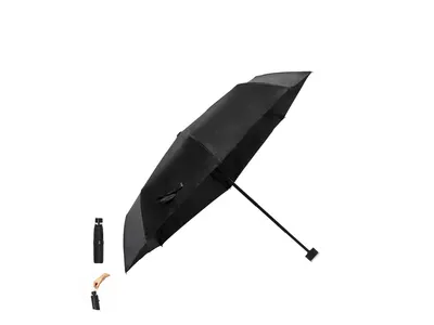 Paraguas plegable de RPET Claris manual Ø 98 cm con funda personalizable