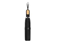 Paraguas plegable de RPET Barbra manual Ø 97 cm con bambú de pongee 190T RPET, detalle 2