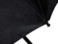 Paraguas plegable de RPET Barbra manual Ø 97 cm con bambú de pongee 190T RPET, detalle 5