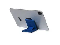 Soporte plegable Angie con espejo para móvil y tablet, vista lateral