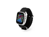 Reloj inteligente Connor 2,01 pulgadas carga inalámbrica de correa silicona, vista frontal