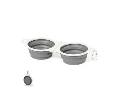 Bowl plegable de caña de trigo de dos senos personalizable
