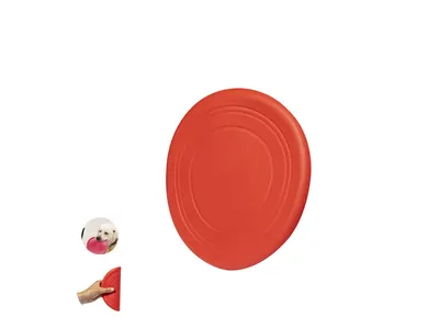 Frisbee para mascotas de TPR flexible personalizable