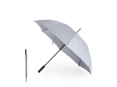 Paraguas gris jaspeado Ø 130 cm mango EVA personalizable