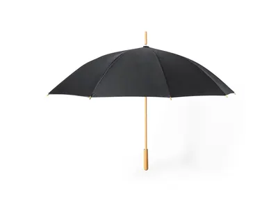Paraguas de RPET Gotley manual Ø 105 cm mango de bambú personalizable