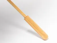 Paraguas de RPET Gotley manual Ø 105 cm mango de bambú de pongee 190T RPET, detalle 4